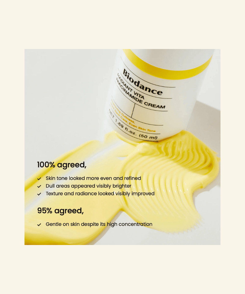 Biodance Vita Niacinamide Cream Korean Skincare | VELVET GLOW