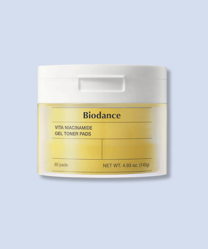 Biodance Vita Niacinamide Gel Toner Pads Korean Skincare | VELVET GLOW
