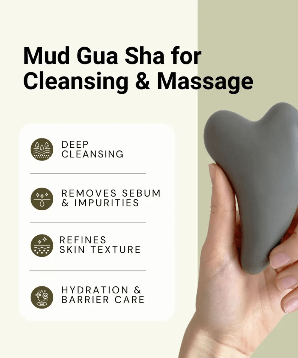 BRMUD Relief Gua Sha Mud Bar Soap Korean Skincare | VELVET GLOW