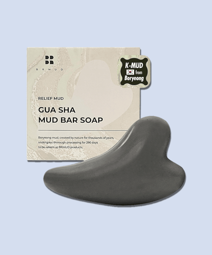BRMUD Relief Gua Sha Mud Bar Soap Korean Skincare | VELVET GLOW