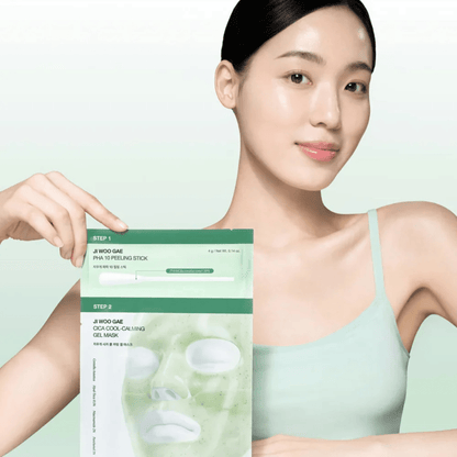 Celimax Ji Woo Gae Cica PHA Peel 2 - Step Gel Mask Korean Skincare | VELVET GLOW