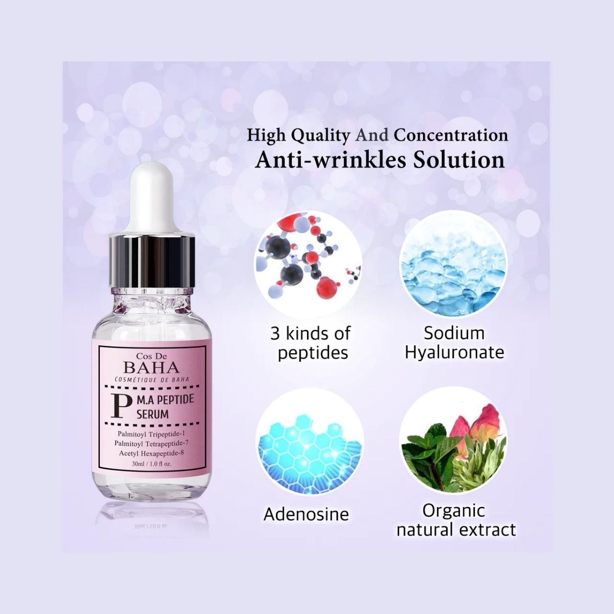 Cos De BAHA M.A Peptide Serum Korean Skincare | VELVET GLOW
