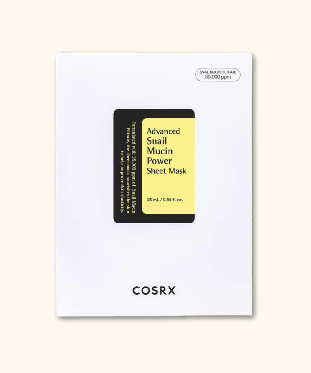 COSRX Advanced Snail Mucin Power Sheet Mask Korean Skincare | VELVET GLOW