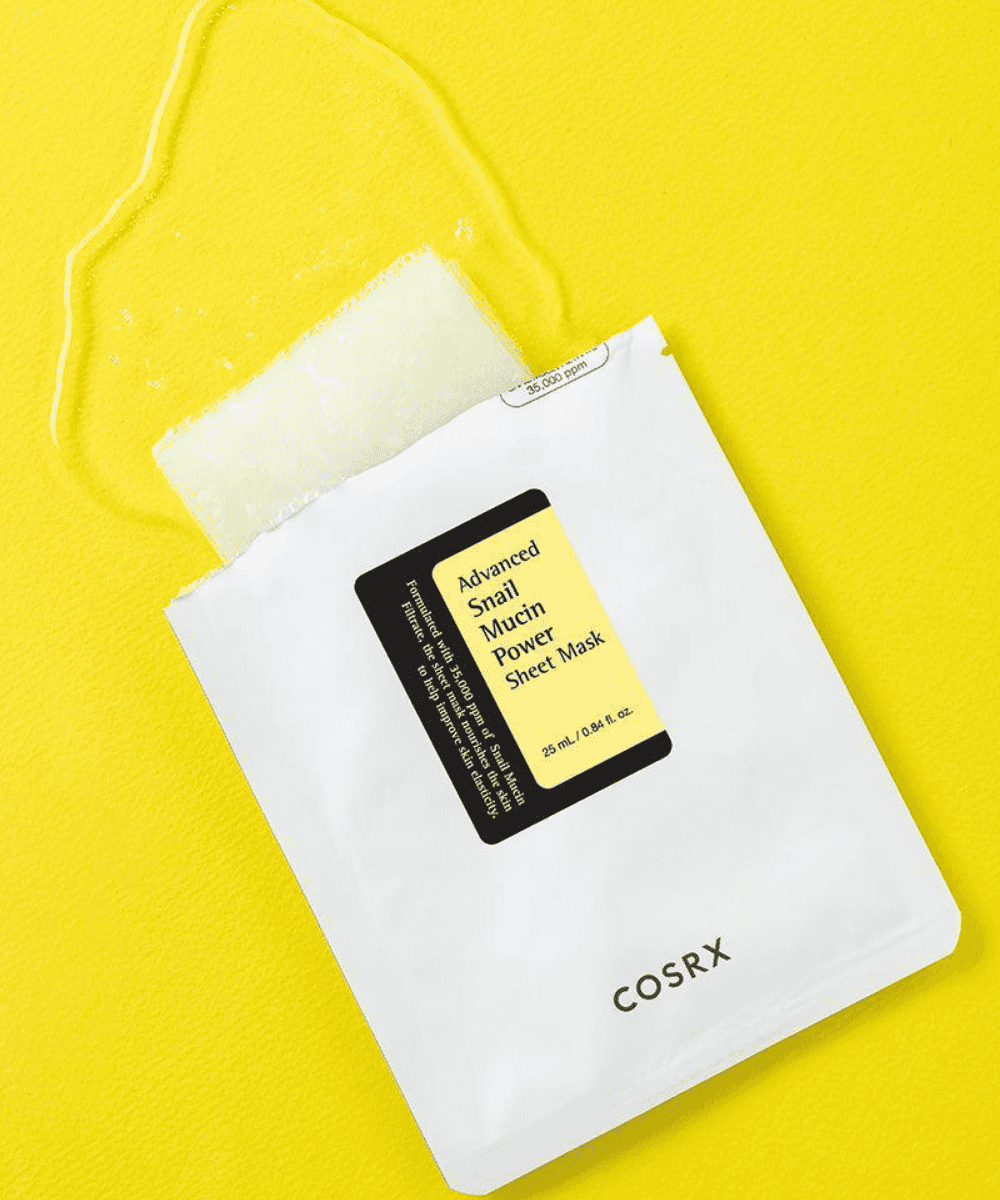 COSRX Advanced Snail Mucin Power Sheet Mask Korean Skincare | VELVET GLOW