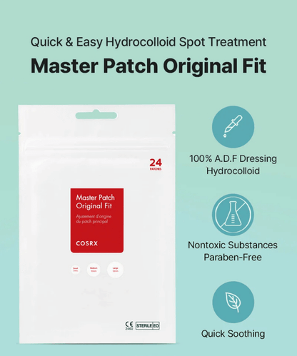 COSRX Master Patch Original Fit Korean Skincare | VELVET GLOW