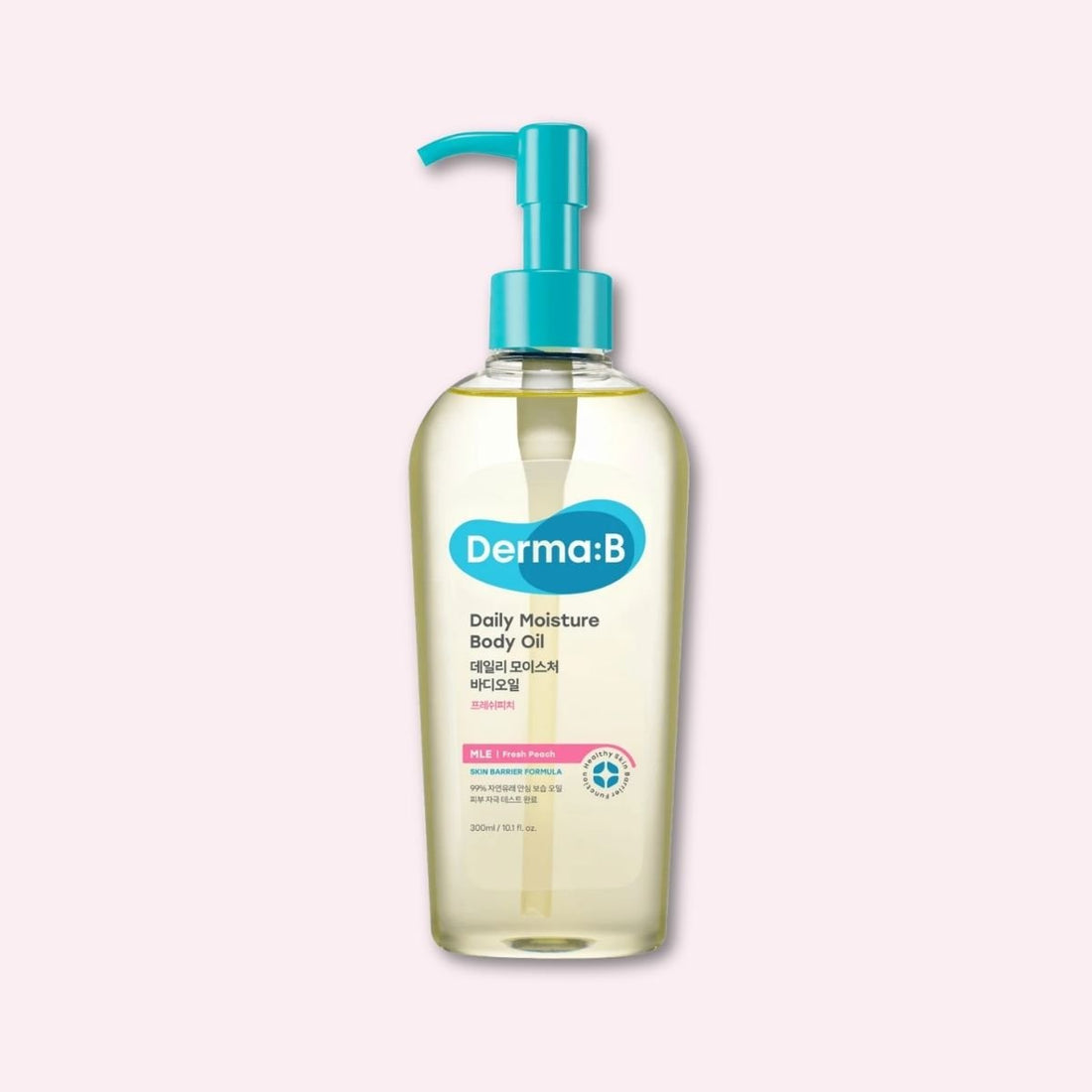 DERMA:B Daily Moisture Body Oil (Fresh Peach) Korean Skincare | VELVET GLOW