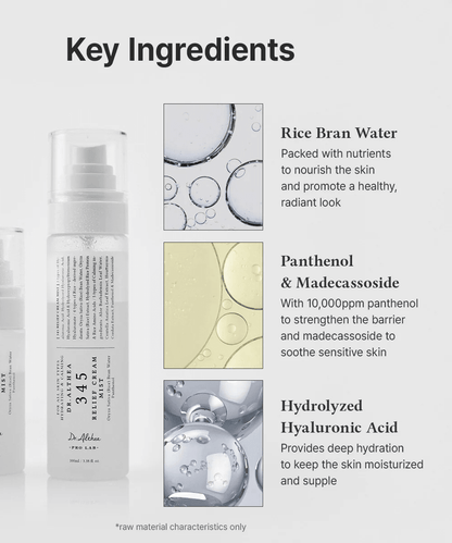 Dr. Althea 345 Relief Cream Mist Korean Skincare | VELVET GLOW