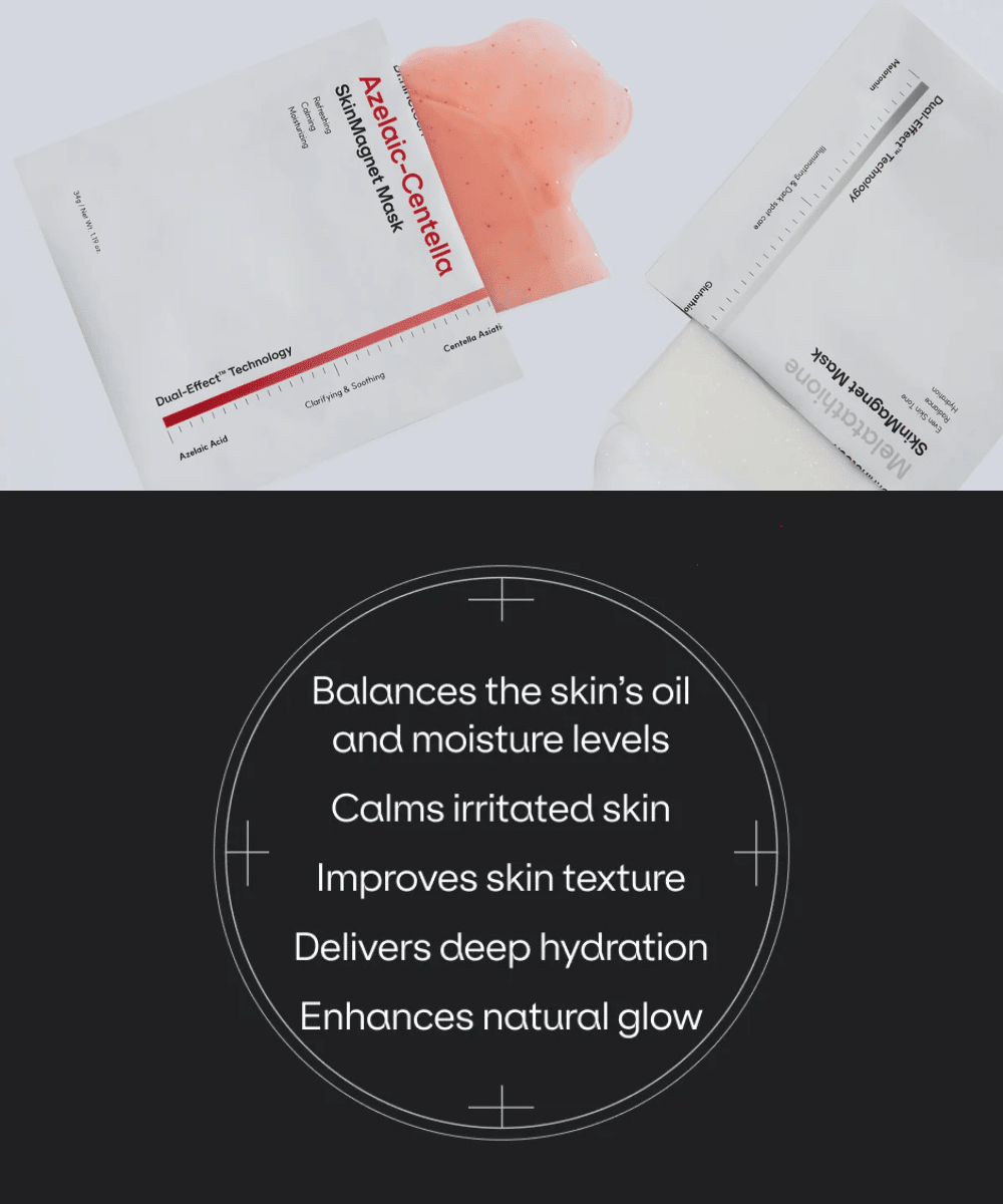 Dr.nineteen Azelaic - Centella SkinMagnet Mask Korean Skincare | VELVET GLOW