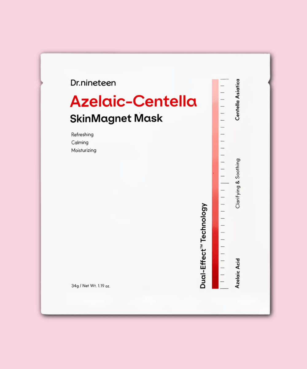 Dr.nineteen Azelaic - Centella SkinMagnet Mask Korean Skincare | VELVET GLOW