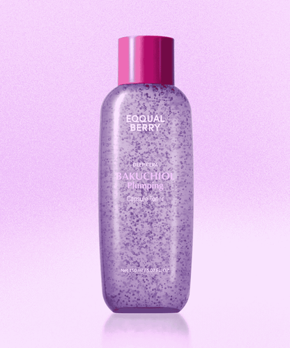 EQQUALBERRY Bakuchiol Plumping Capsule Toner Korean Skincare | VELVET GLOW