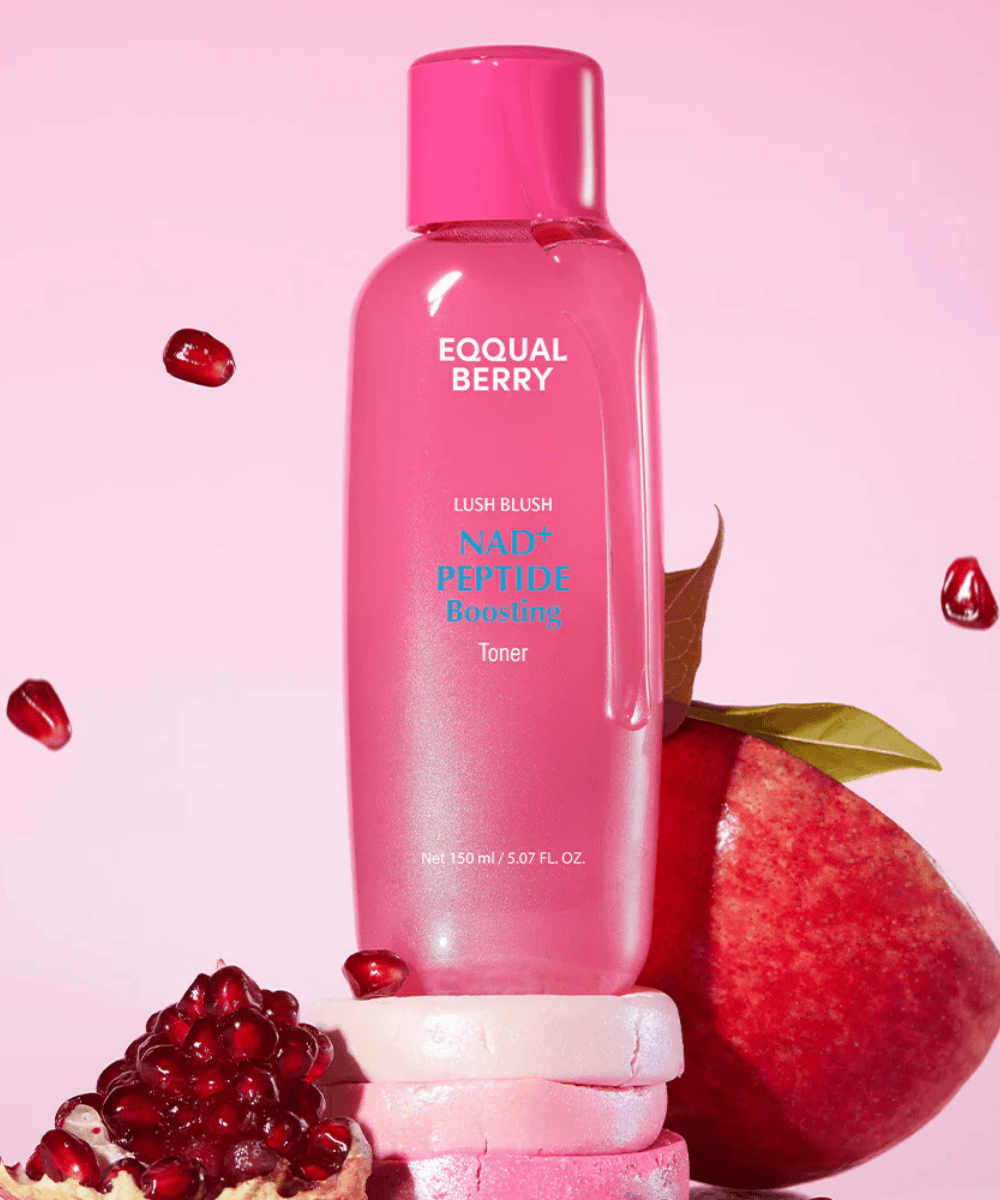 EQQUALBERRY NAD+ Peptide Boosting Toner Korean Skincare | VELVET GLOW
