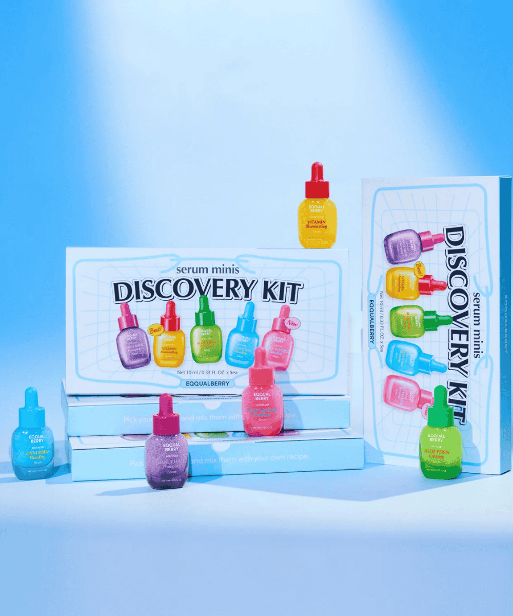 EQQUALBERRY Serum Minis Discovery Kit Korean Skincare | VELVET GLOW