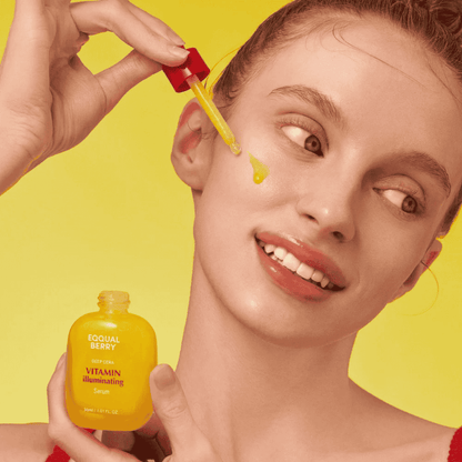 EQQUALBERRY Vitamin illuminating Serum Korean Skincare | VELVET GLOW