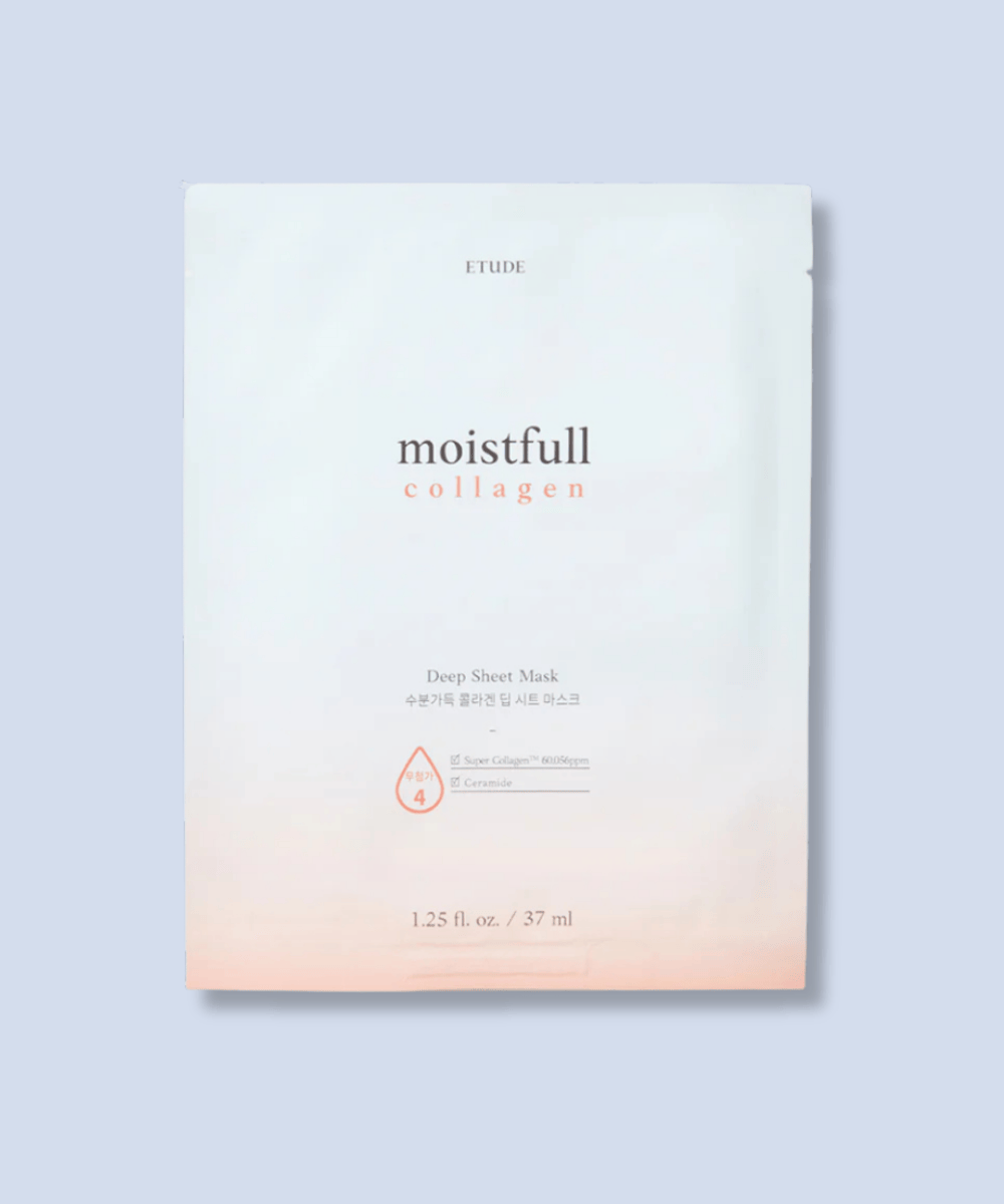 ETUDE Moistfull Collagen Deep Sheet Mask Korean Skincare | VELVET GLOW