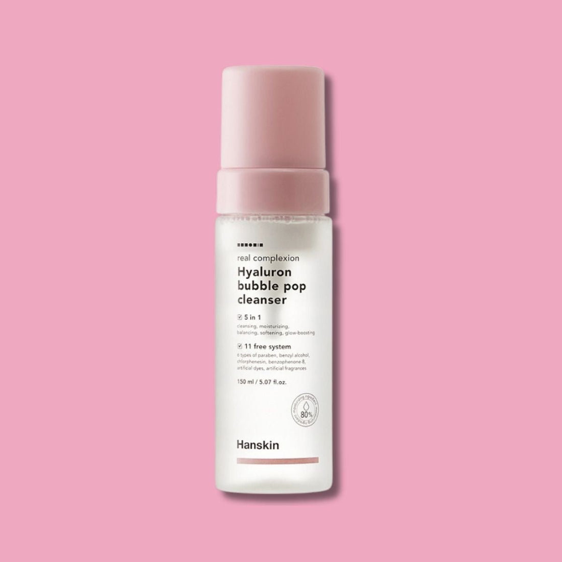 HANSKIN Real Complexion Hyaluron Bubble Pop Cleanser Korean Skincare | VELVET GLOW