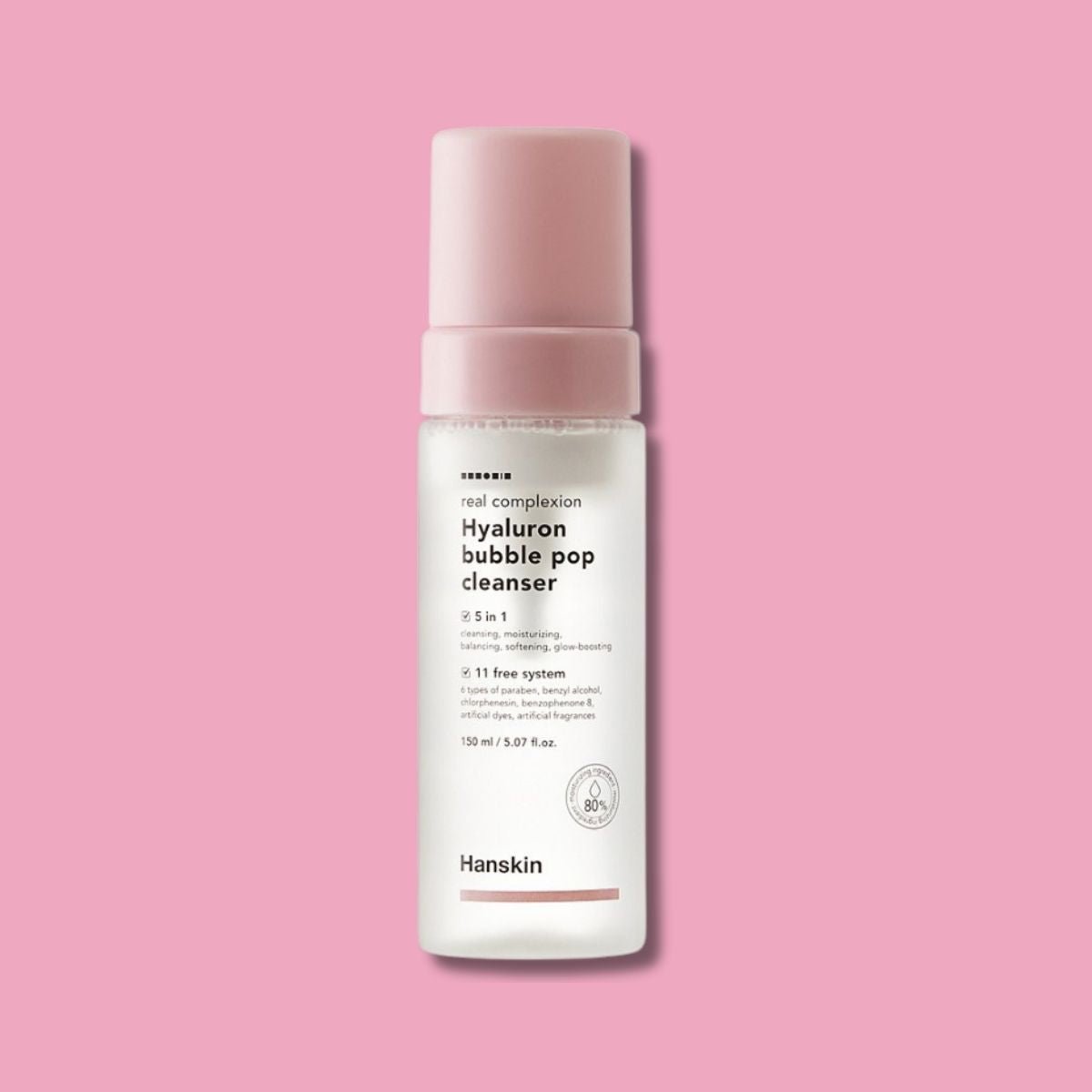 HANSKIN Real Complexion Hyaluron Bubble Pop Cleanser Korean Skincare | VELVET GLOW