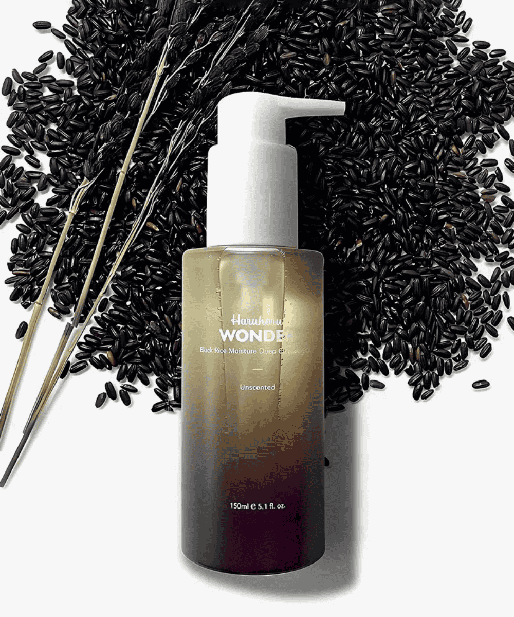 haruharu wonder Black Rice Moisture Deep Cleansing Oil Korean Skincare | VELVET GLOW