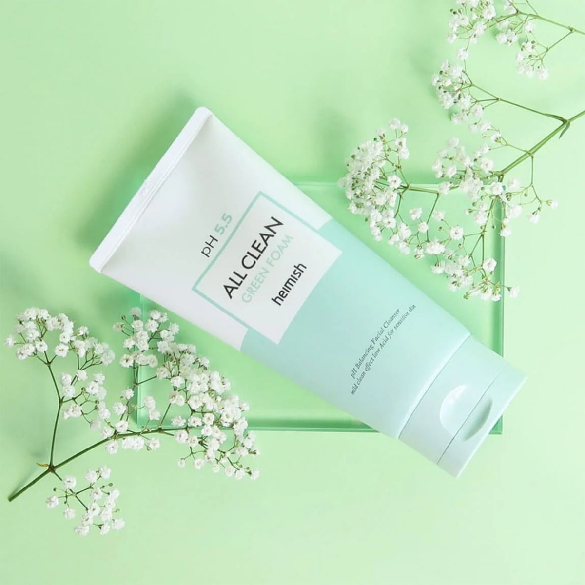 Heimish All Clean Green Foam Korean Skincare | VELVET GLOW
