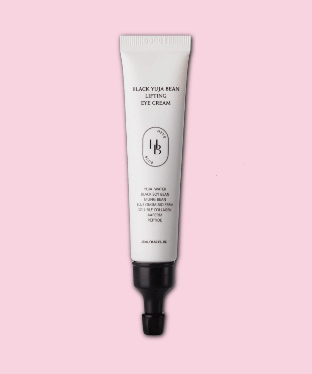 Heveblue Black Yuja Bean Lifting Eye Cream Korean Skincare | VELVET GLOW