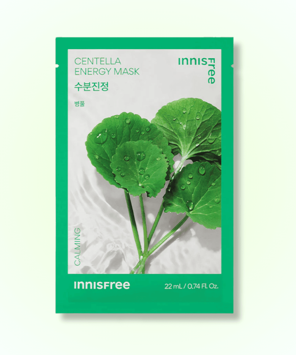 Innisfree Energy Mask – 10 Types Korean Skincare | VELVET GLOW