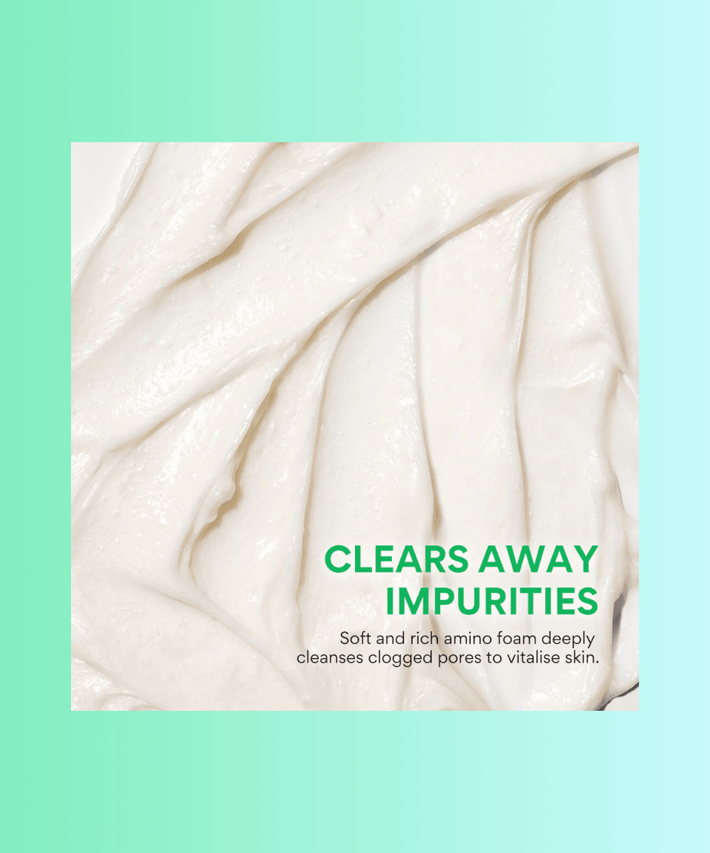 Innisfree Green Tea Amino Hydrating Cleansing Foam Korean Skincare | VELVET GLOW