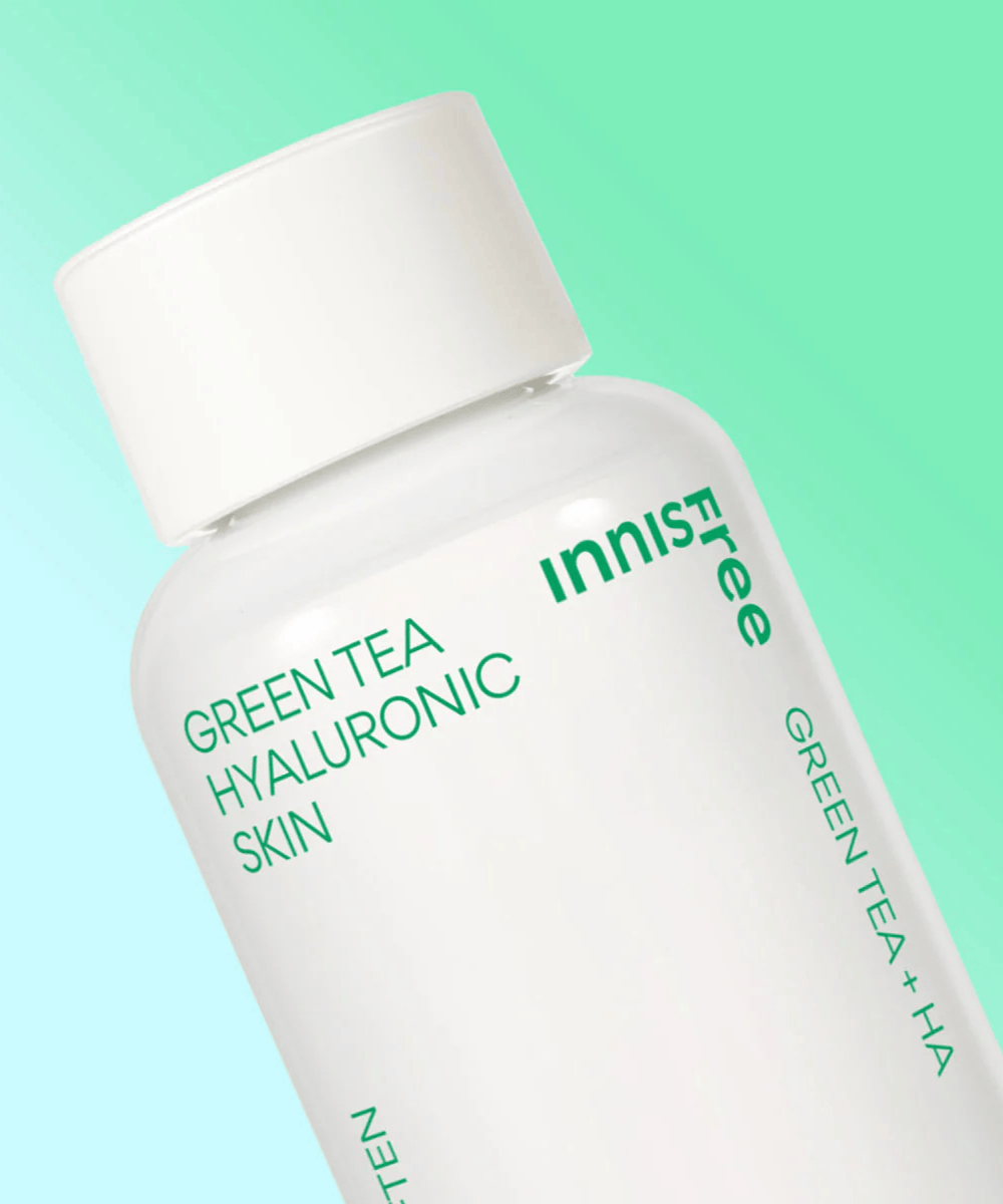 Innisfree Green Tea Hyaluronic Skin Korean Skincare | VELVET GLOW