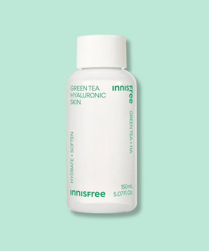 Innisfree Green Tea Hyaluronic Skin Korean Skincare | VELVET GLOW