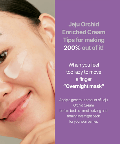 Innisfree Jeju Orchid Enriched Cream Korean Skincare | VELVET GLOW