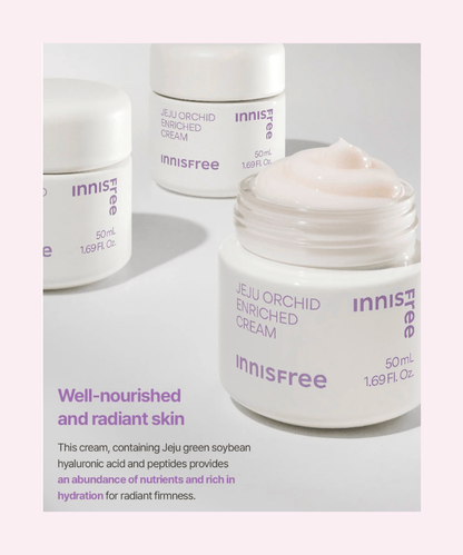 Innisfree Jeju Orchid Enriched Cream Korean Skincare | VELVET GLOW