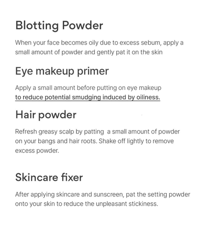 Innisfree No - Sebum Mineral Powder Korean Skincare | VELVET GLOW