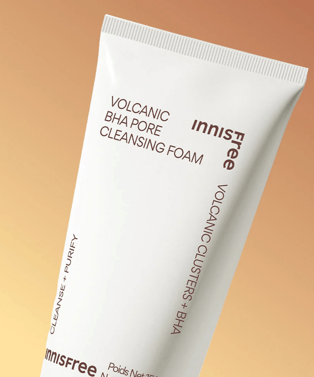 Innisfree Volcanic BHA Pore Cleansing Foam Korean Skincare | VELVET GLOW