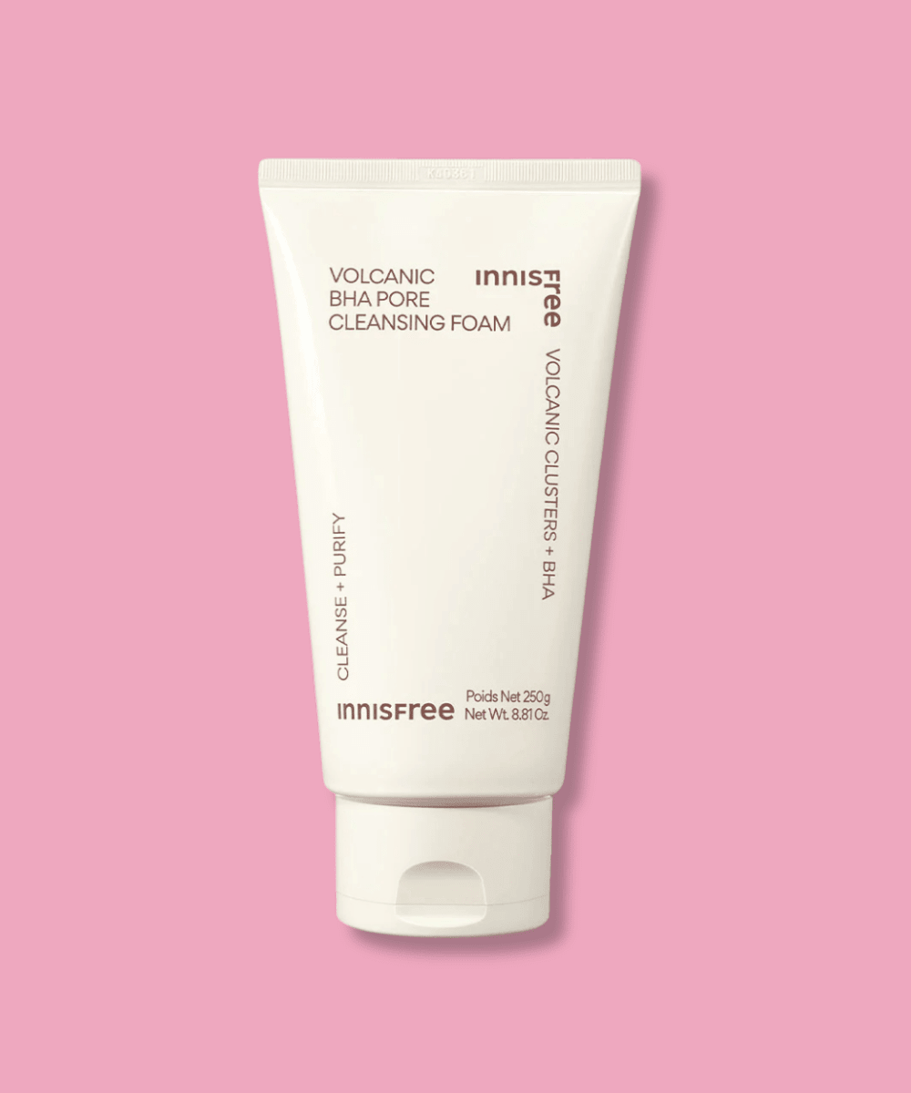 Innisfree Volcanic BHA Pore Cleansing Foam Korean Skincare | VELVET GLOW