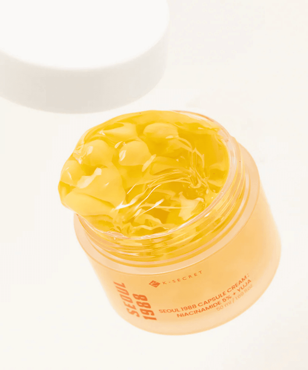 K - SECRET Capsule Cream: Niacinamide 5% + Yuja Korean Skincare | VELVET GLOW