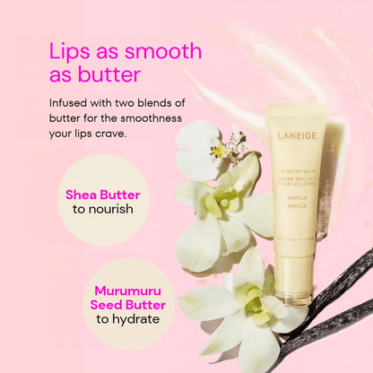 LANEIGE Lip Glowy Balm Vanilla Korean Skincare | VELVET GLOW