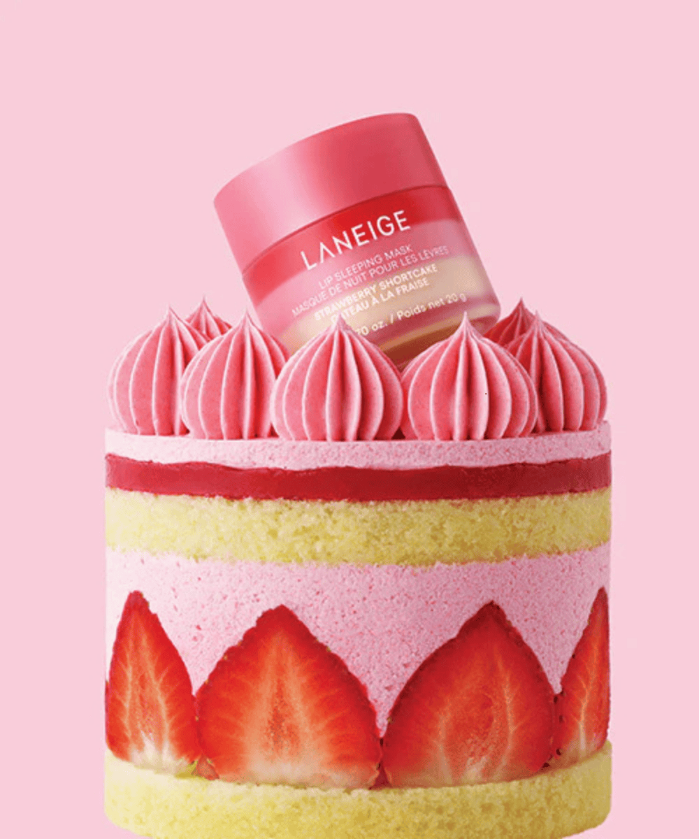 LANEIGE Strawberry Shortcake Lip Sleeping Mask Korean Skincare | VELVET GLOW