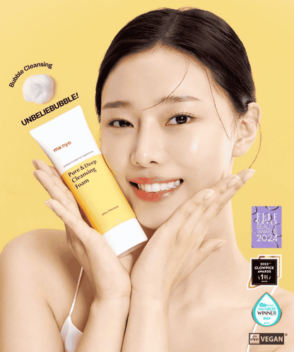 Ma:nyo Pure &amp; Deep Cleansing Foam Korean Skincare | VELVET GLOW