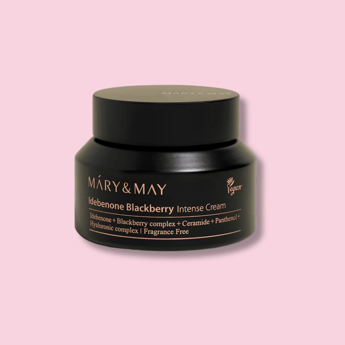 MÁRY&amp;MAY Idebenone Blackberry Intense Cream Korean Skincare | VELVET GLOW