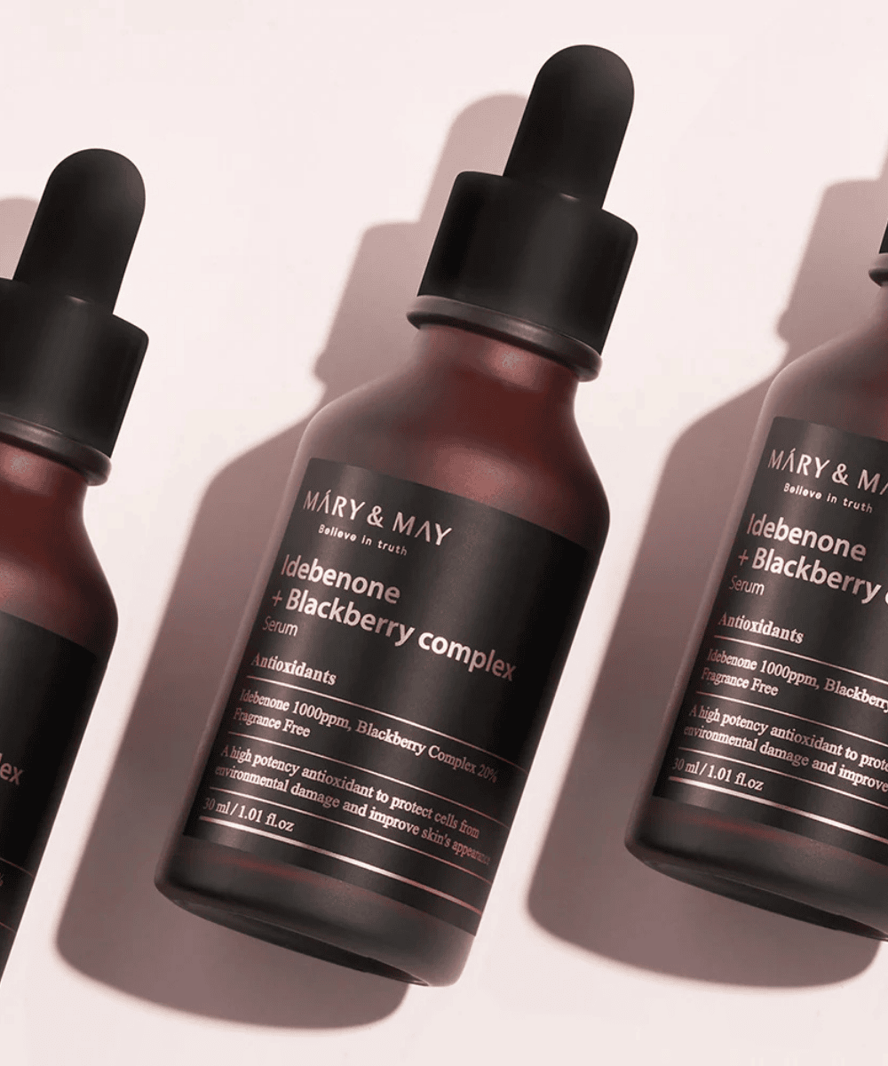 MÁRY&amp;MAY Idebenone+Blackberry Complex Serum Korean Skincare | VELVET GLOW
