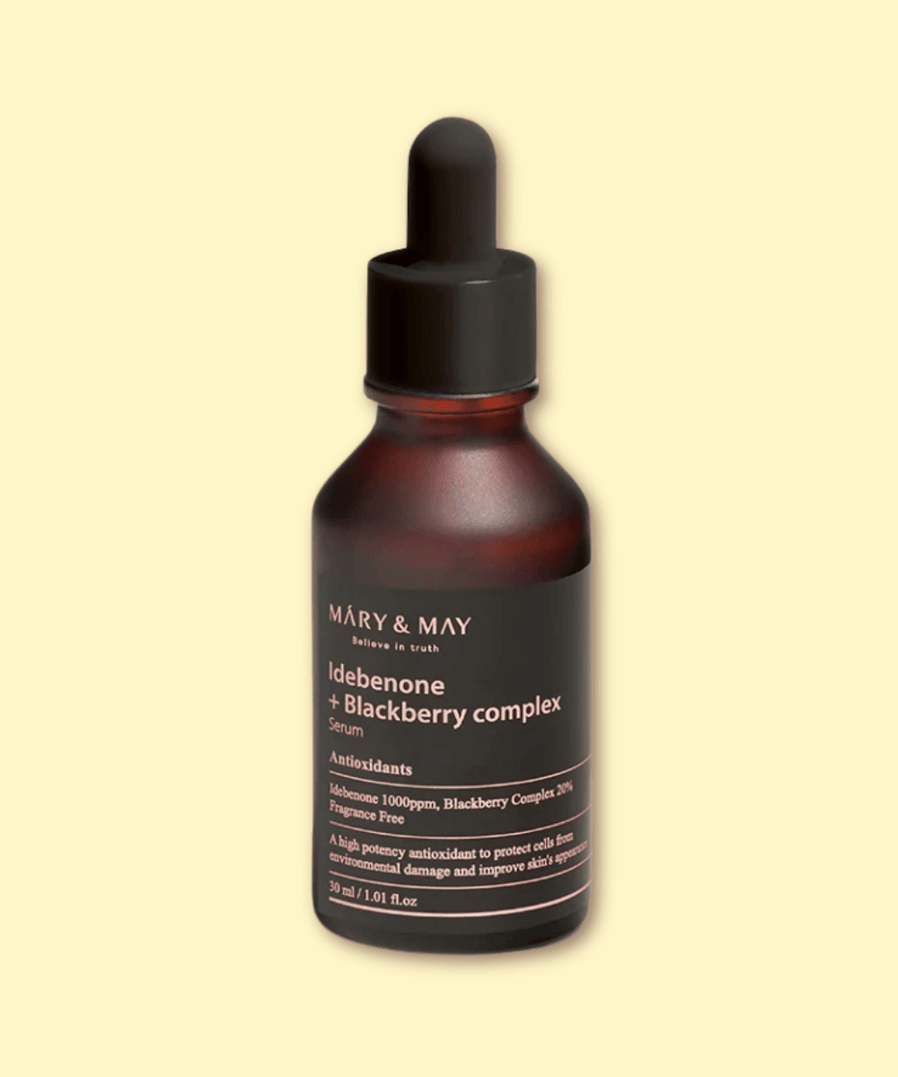 MÁRY&amp;MAY Idebenone+Blackberry Complex Serum Korean Skincare | VELVET GLOW
