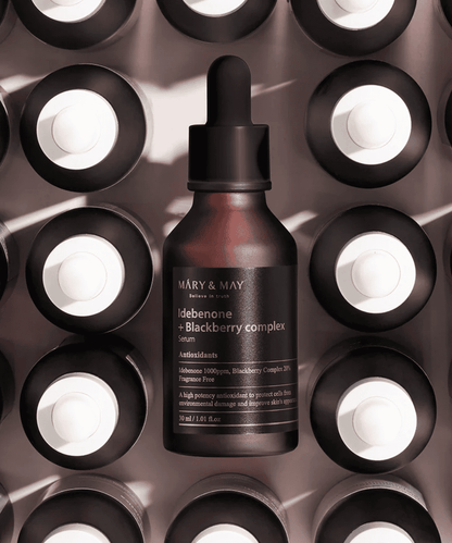 MÁRY&amp;MAY Idebenone+Blackberry Complex Serum Korean Skincare | VELVET GLOW