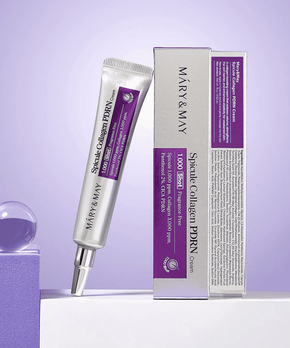 MÁRY&amp;MAY Spicule Collagen PDRN Cream Korean Skincare | VELVET GLOW