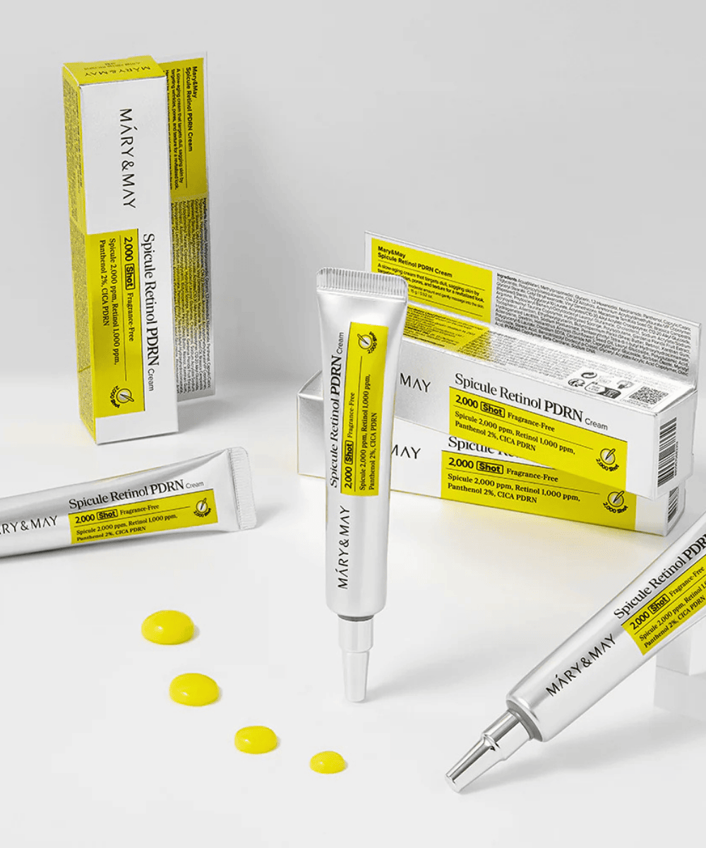 MÁRY&amp;MAY Spicule Retinol PDRN Cream Korean Skincare | VELVET GLOW