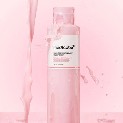 Medicube PDRN Pink Niacinamide Milky Toner Korean Skincare | VELVET GLOW