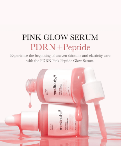 Medicube PDRN Pink Peptide Glow Serum Korean Skincare | VELVET GLOW