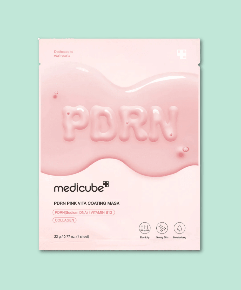 Medicube PDRN Pink Vita Coating Mask Korean Skincare | VELVET GLOW