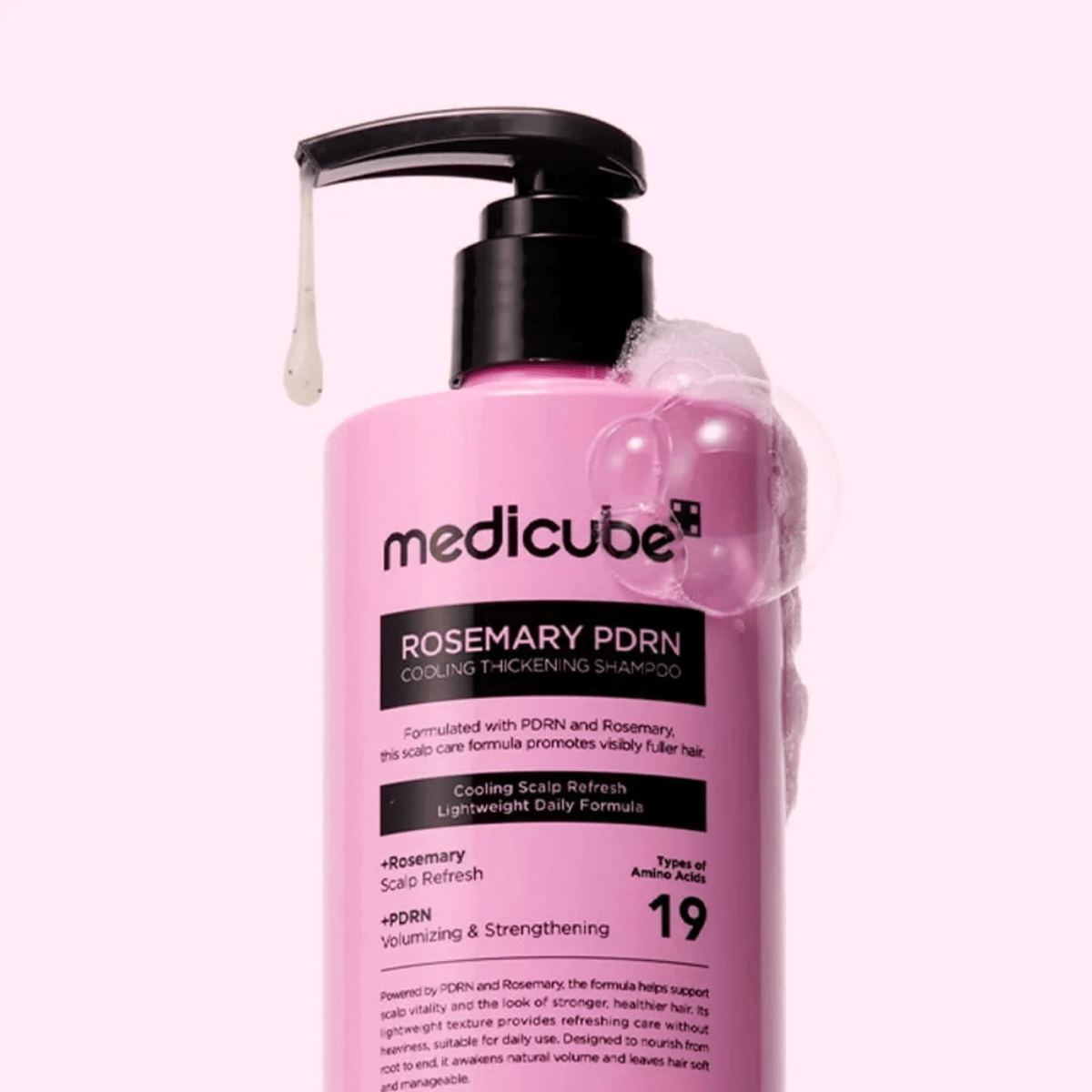 Medicube Rosemary PDRN Cooling Thickening Shampoo Korean Skincare | VELVET GLOW