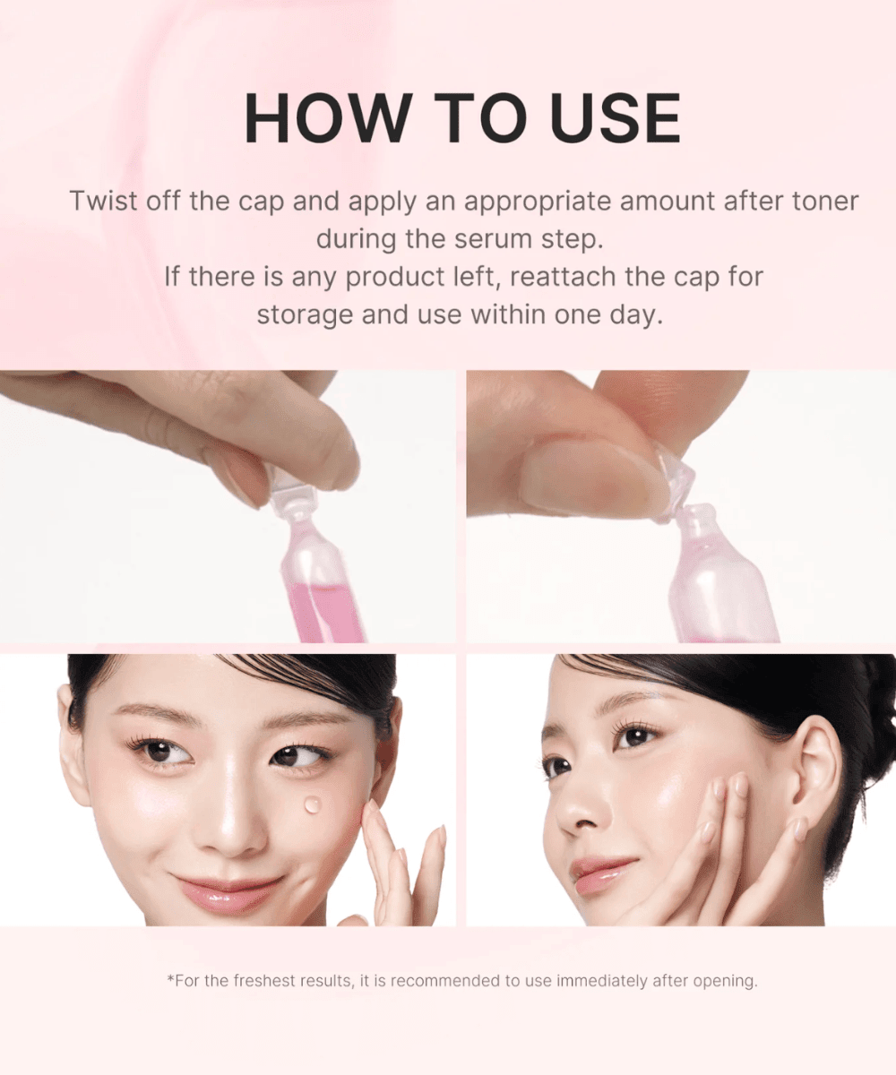 Medicube Salmon PDRN Pink One Day Serum Korean Skincare | VELVET GLOW