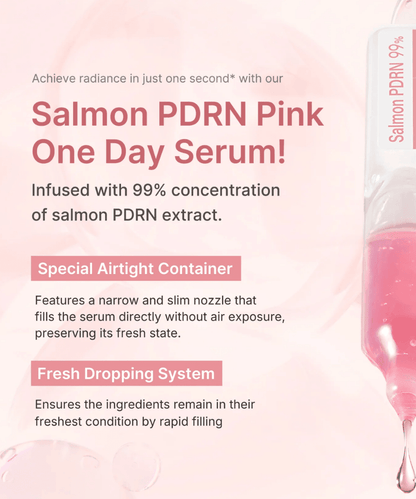 Medicube Salmon PDRN Pink One Day Serum Korean Skincare | VELVET GLOW