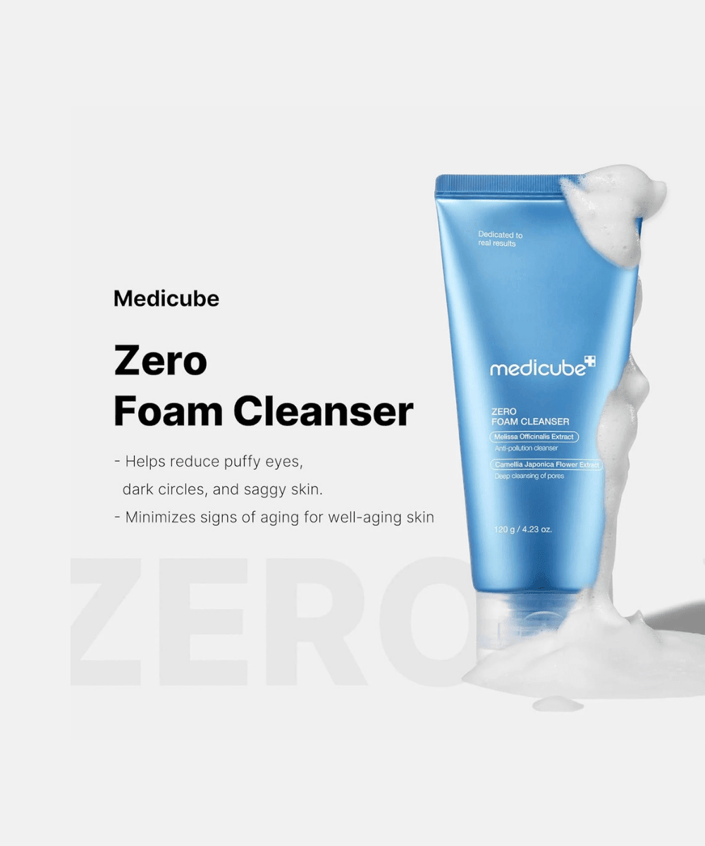 Medicube Zero Foam Cleanser Korean Skincare | VELVET GLOW