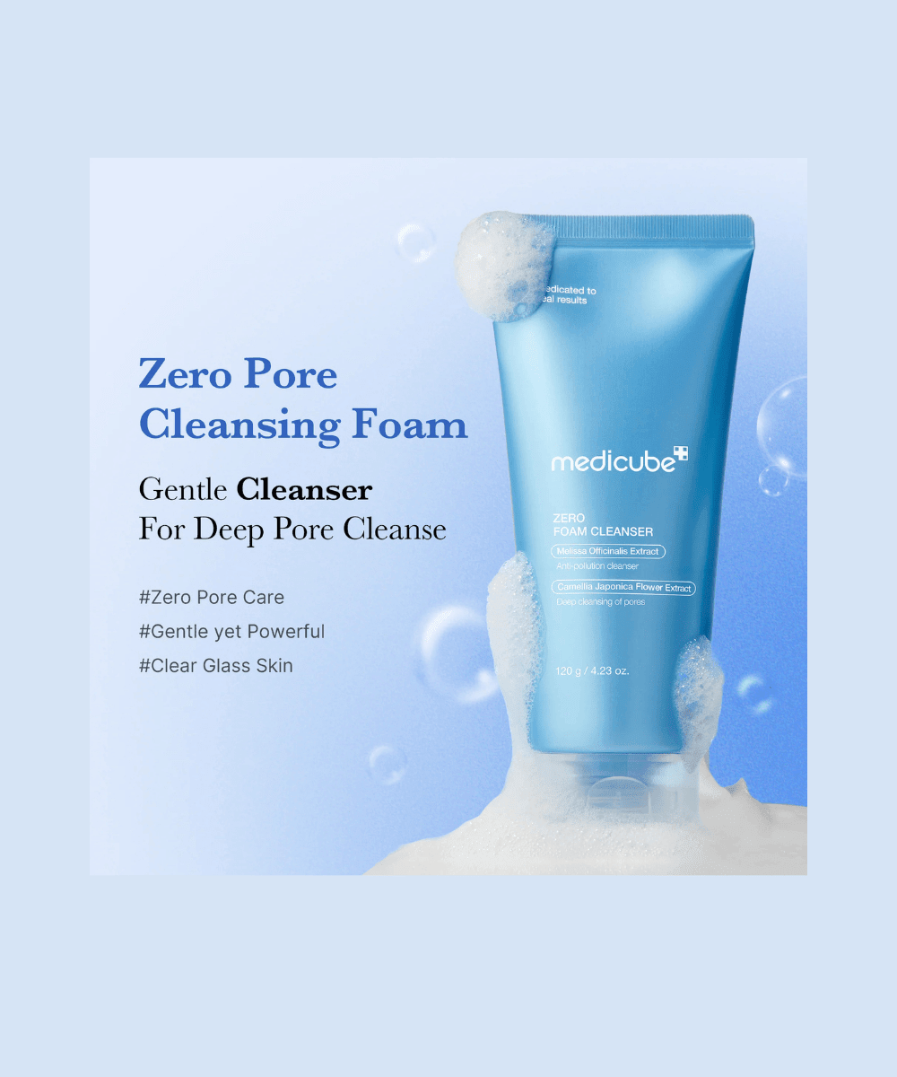 Medicube Zero Foam Cleanser Korean Skincare | VELVET GLOW